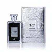 Ejaazi Intensive Silver perfume bottle and packaging on a white background