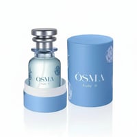 OSMA Fruity D perfume bottle and packaging on a light gray background