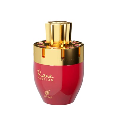 Perfume wanita Rare Passion Afnan original Malaysia – minyak wangi rose, peach & musk lembut