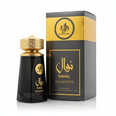 Alexandrite Nawal Al Wataniah perfume lelaki fresh woody amber long lasting Malaysia sesuai harian