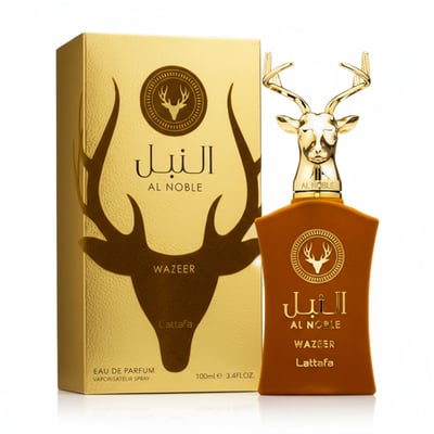 Al Noble Wazeer by Lattafa 100 ml box + bottle Malaysia – hadiah eksklusif untuk pasangan