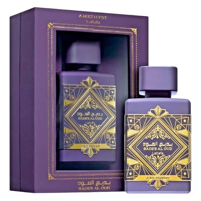 Badee Al Oud Amethyst by Lattafa 100ml EDP unisex Malaysia – haruman oud & bunga tahan lama