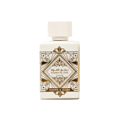 Botol Badee Al Oud Honor Glory Lattafa wangian unisex bau caramel amber oud pilihan ramai Malaysia
