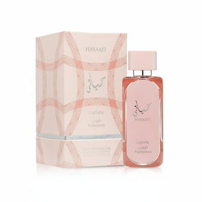 Hayaati Florence by Lattafa 100 ml EDP wanita Malaysia – haruman floral sweet & tahan lama