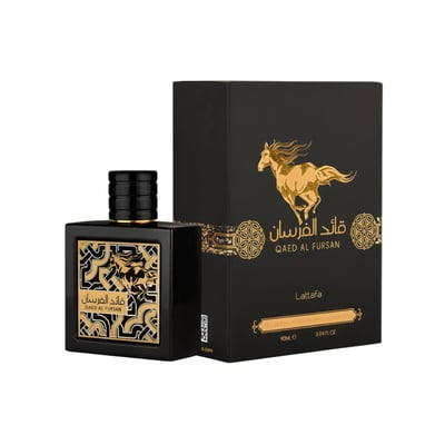 Qaed Al Fursan Lattafa perfume lelaki sweet smoky woody long lasting Malaysia sesuai malam