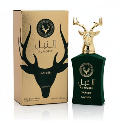 Safeer Al Noble Lattafa perfume unisex woody amber warm spicy Malaysia sesuai malam