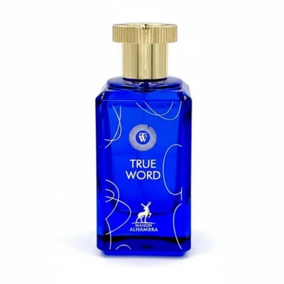 Botol True Word Maison Alhambra wangian unisex bau warm spicy kayu pilihan ramai Malaysia