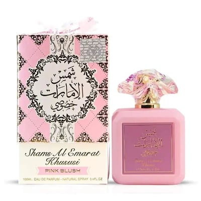 Pink Blush Shams Al Emarat Khususi Eau De Parfum Spray 100ML her Ard Al Zaafaran