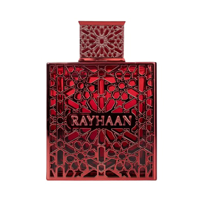Perfume lelaki Rayhaan Crimson original Malaysia – minyak wangi warm spicy elegant