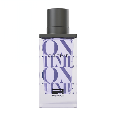 Perfume lelaki On Time Rue Broca original Malaysia – minyak wangi bergamot, lemon & amber yang padu