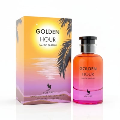 Golden Hour Volare perfume wanita warm floral sweet long lasting Malaysia sesuai harian