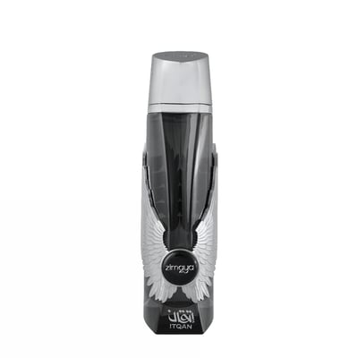 Perfume lelaki Itqan Noir Zimaya original Malaysia – minyak wangi bau bergamot, orange blossom & patchouli