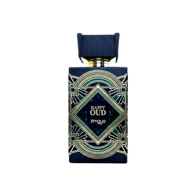Perfume unisex Happy Oud Zimaya original Malaysia – minyak wangi tobacco, amber & oud yang kuat
