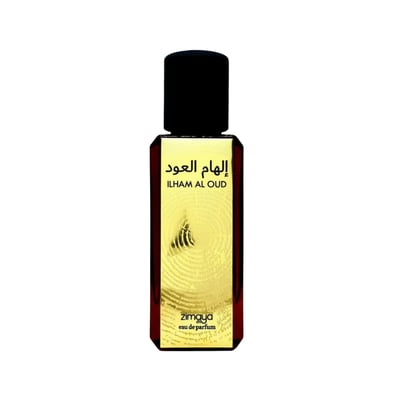 Perfume unisex Ilham Al Oud Zimaya original Malaysia – minyak wangi agarwood, rose dan leather padu
