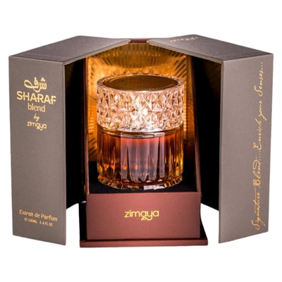 Perfume unisex Sharaf Blend Zimaya original Malaysia – minyak wangi dates, nutmeg & saffron padu