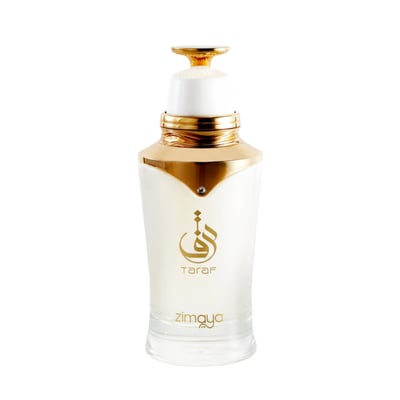 Perfume wanita Taraf White Zimaya original Malaysia – minyak wangi litchi, pear & rose premiumnya