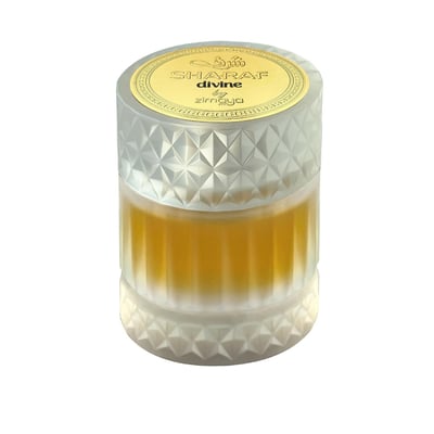 Zimaya Sharaf Divine perfume bottle 100 ml extrait de parfum unisex amber scent long lasting