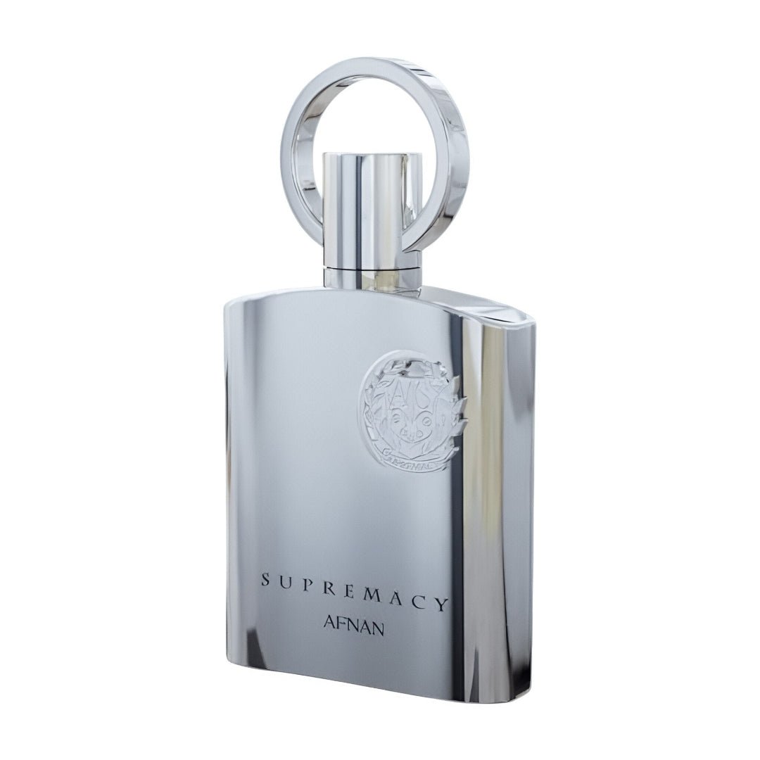 Perfume lelaki Supremacy Silver Afnan original Malaysia – minyak wangi citrus, juniper & woody segar