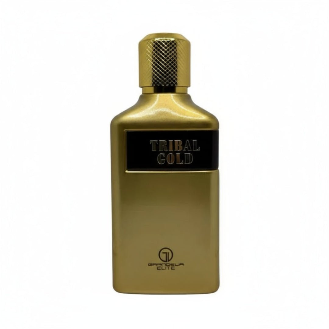 Perfume lelaki Tribal Gold Grandeur original – bau segar dan maskulin