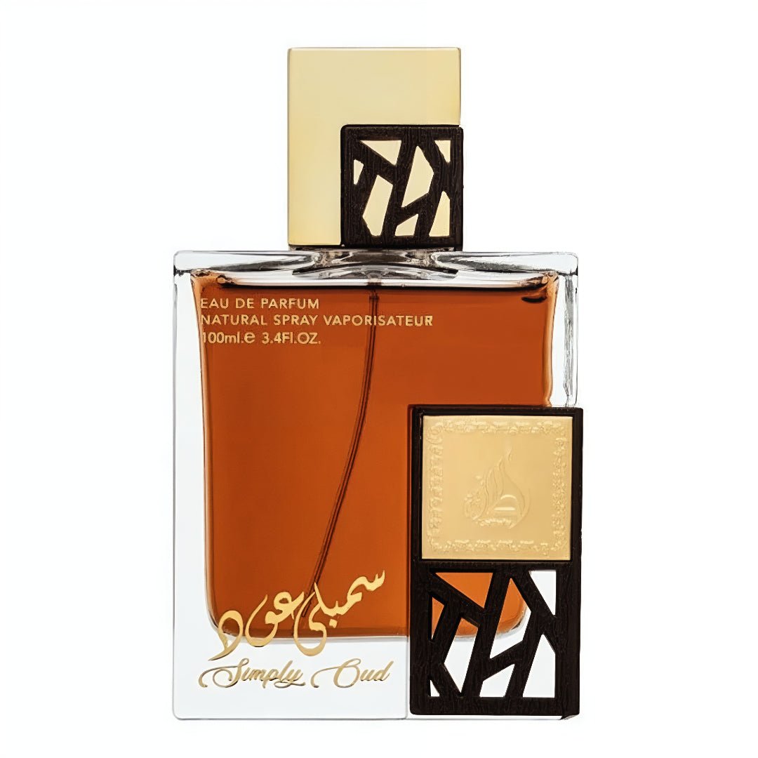 Kotak Simply Oud by Lattafa perfume original EDP vibe Arabic masculine sesuai hadiah lelaki