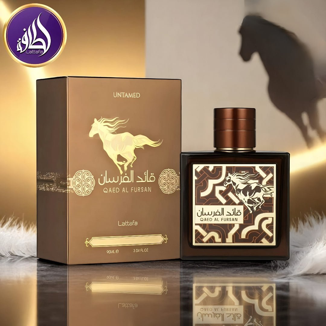 Lattafa Qaed Al Fursan Untamed 90 ml – haruman warm smoky woody Malaysia
