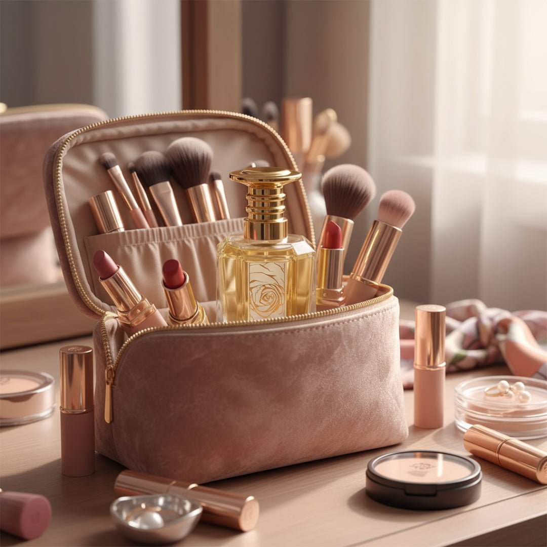 Mazaaji dalam beg makeup wanita Malaysia, gaya harian elegan