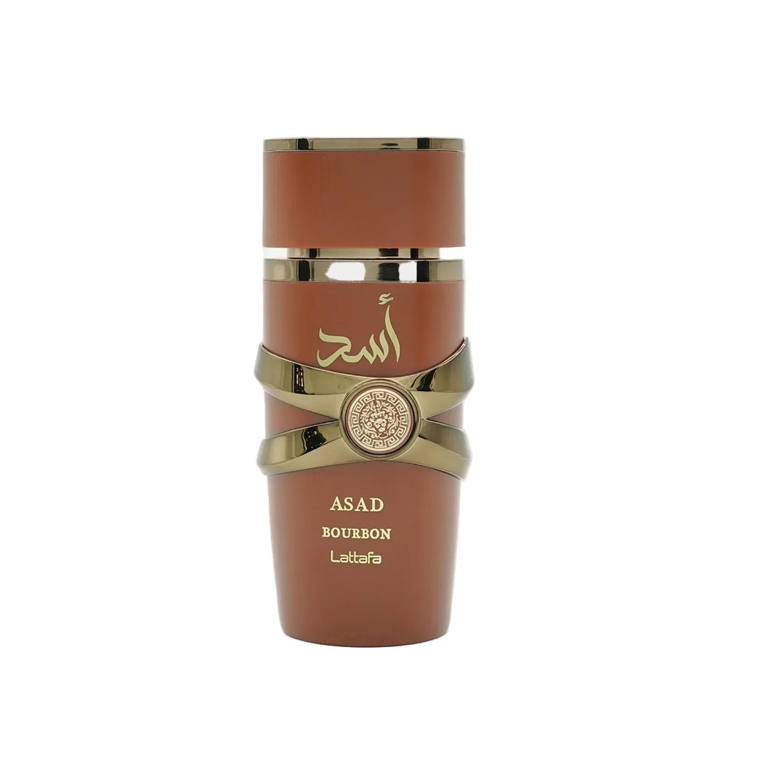Perfume lelaki Asad Bourbon Lattafa original Malaysia – minyak wangi warm vanilla & smoky
