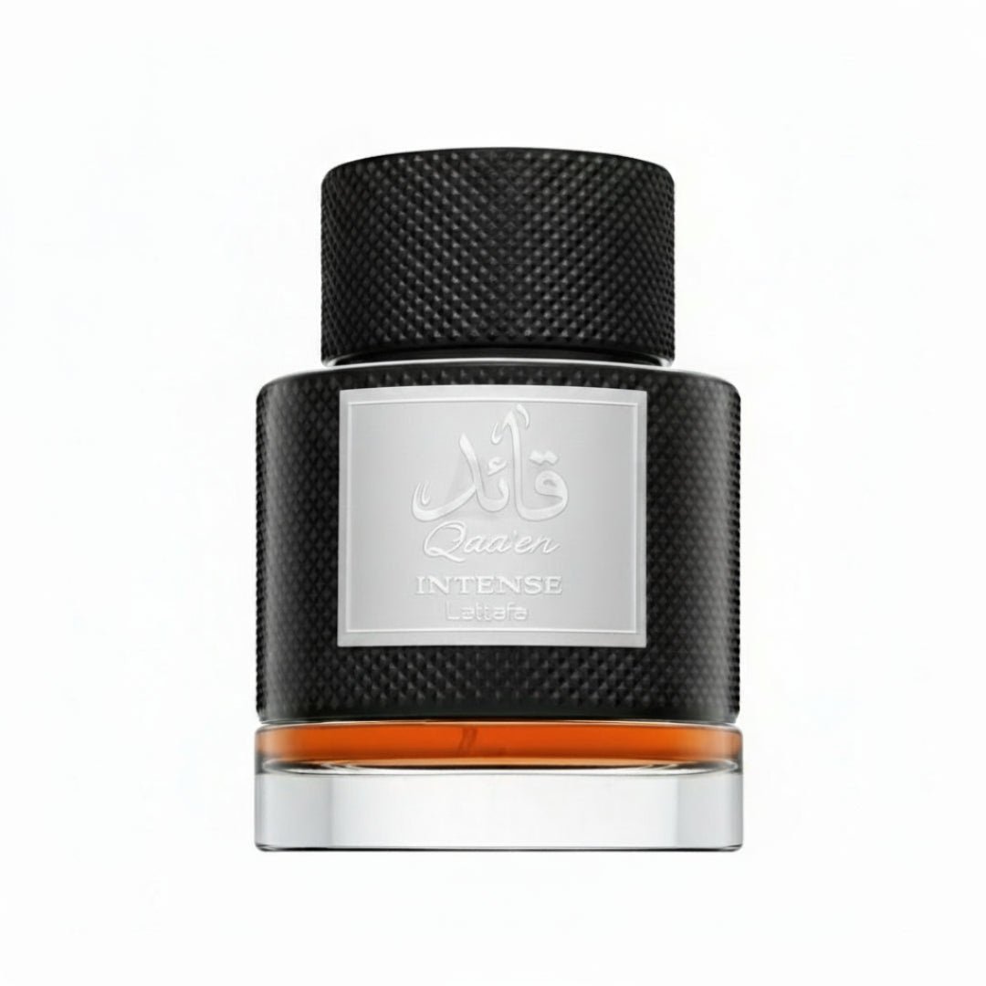 Perfume unisex Qaaed Intense Lattafa original Malaysia – minyak wangi spicy, woody & bold