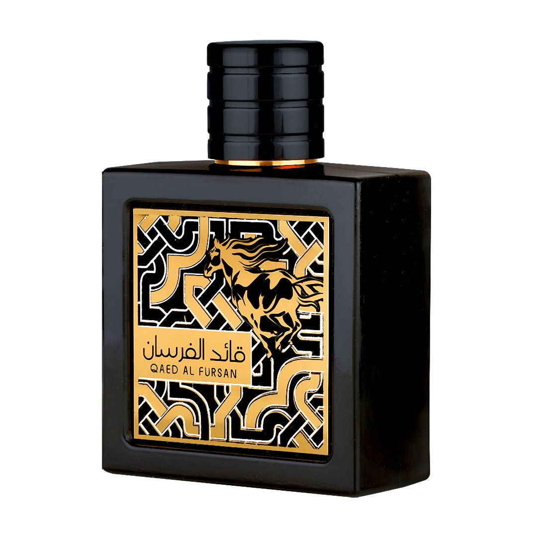 Botol Qaed Al Fursan Lattafa wangian lelaki bau vanilla woody pilihan ramai Malaysia