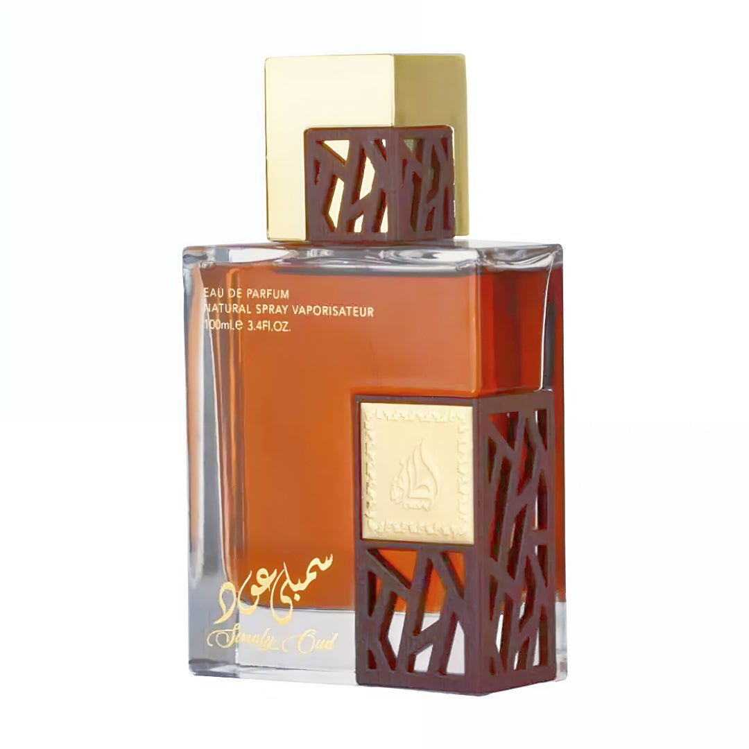 Botol Simply Oud Lattafa wangian lelaki bau oud gelap resinous pilihan ramai Malaysia