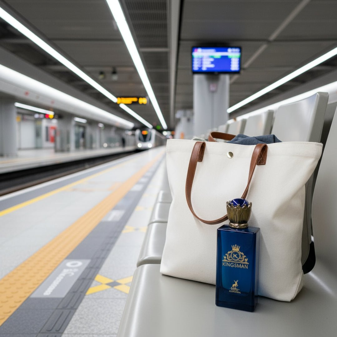 Kingsman di stesen LRT – minyak wangi harian lelaki Malaysia
