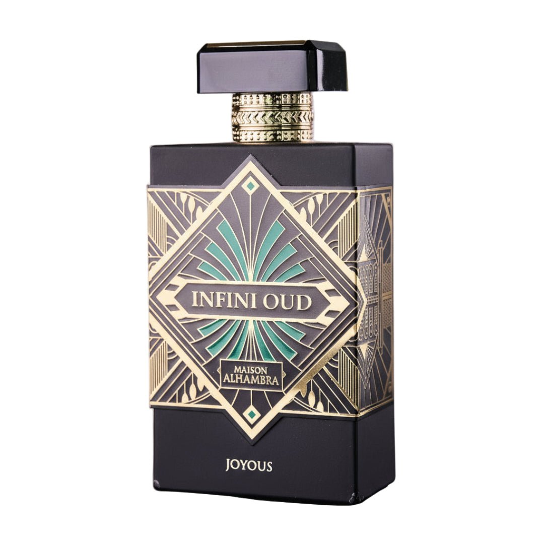 Perfume unisex Infini Oud Joyous Maison Alhambra original Malaysia – minyak wangi bau oud lembut & elegan
