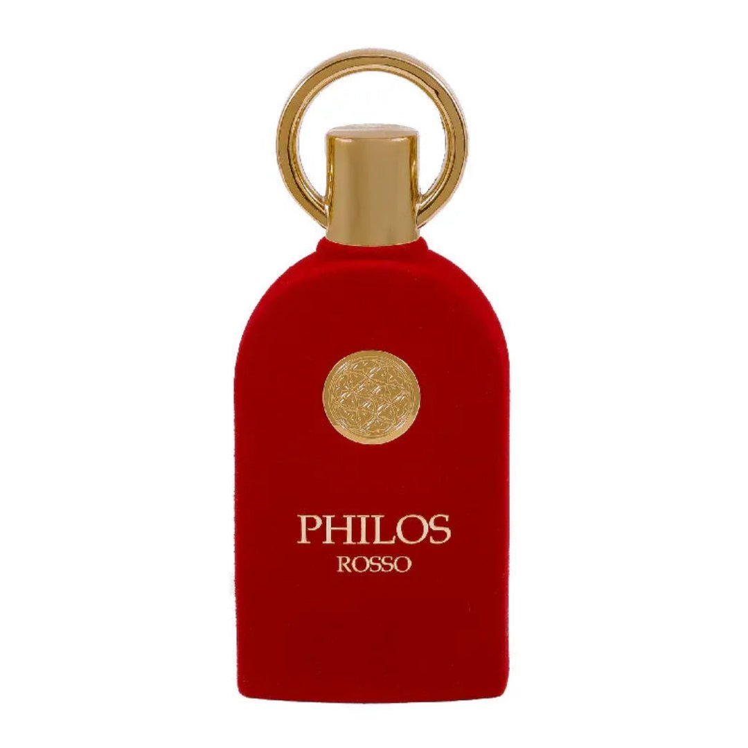 Perfume unisex Philos Rosso original Malaysia – minyak wangi rose, vanilla & amber lembut