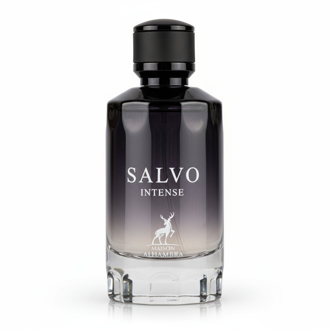 Botol Salvo Intense Alhambra wangian lelaki bau citrus aromatic pilihan ramai Malaysia
