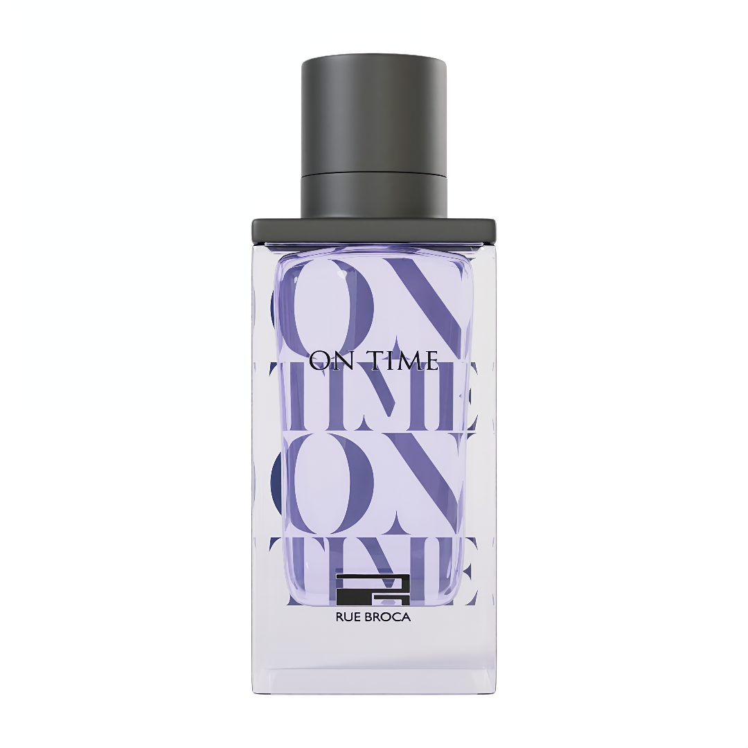 Perfume lelaki On Time Rue Broca original Malaysia – minyak wangi bergamot, lemon & amber yang padu