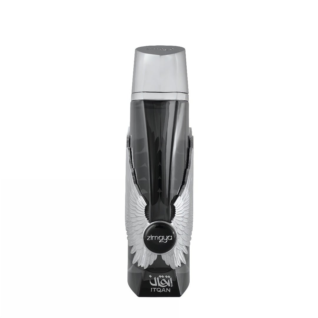 Perfume lelaki Itqan Noir Zimaya original Malaysia – minyak wangi bau bergamot, orange blossom & patchouli