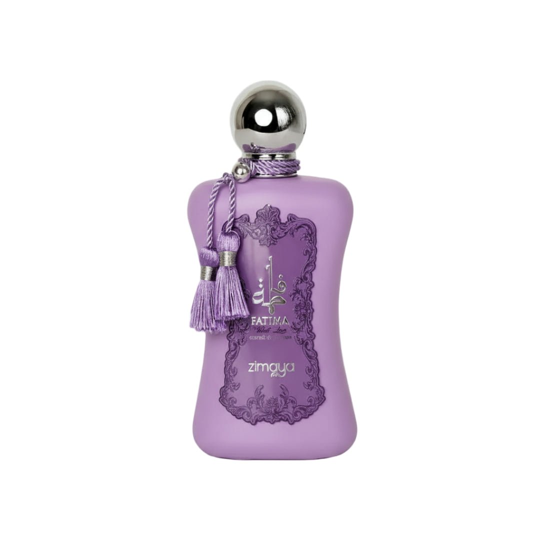 Perfume wanita Fatima Velvet Love Zimaya original Malaysia – minyak wangi markisa, pic & pear yang menarik