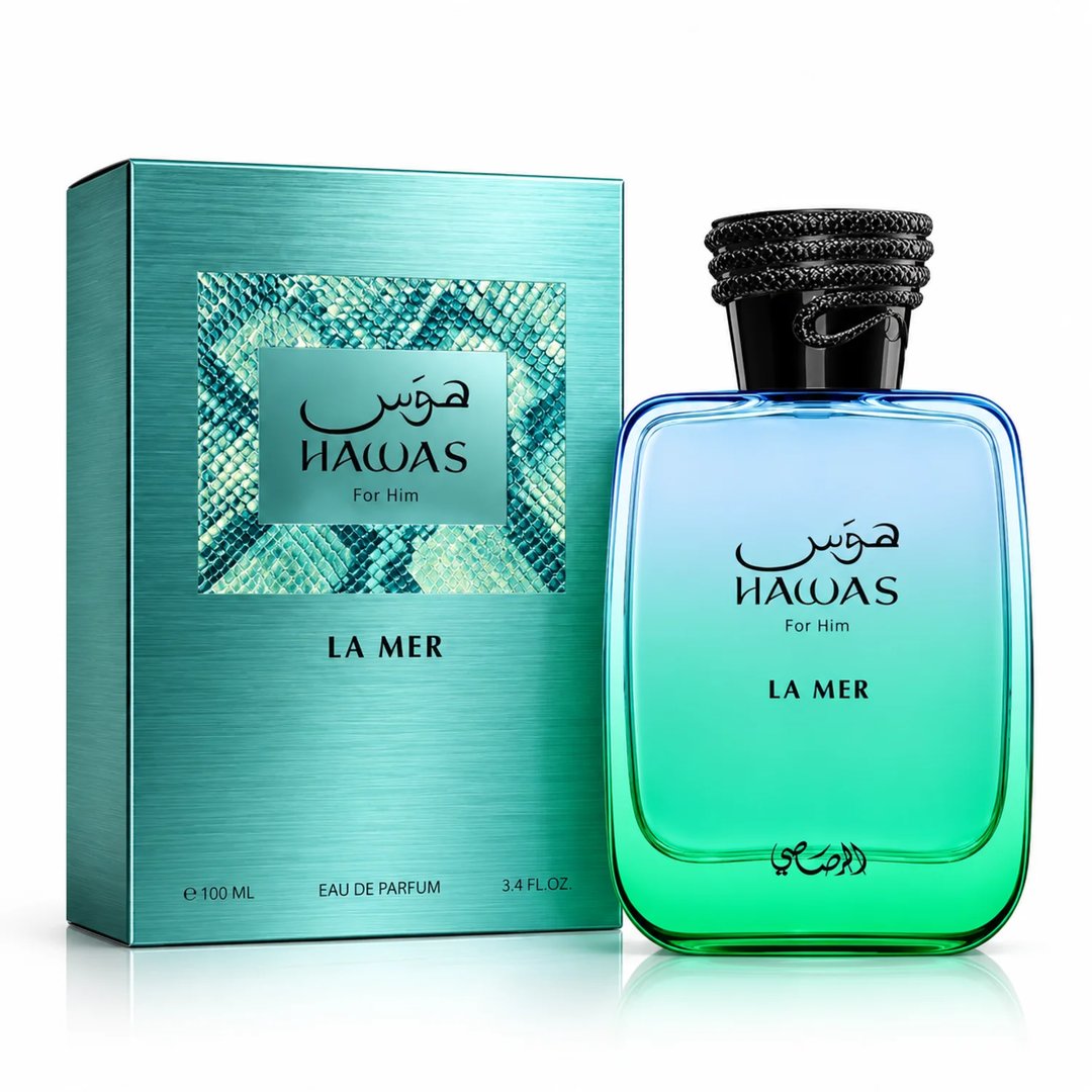 Rasasi Hawas For Him La Mer EDP 100ml – Mint & Fig
