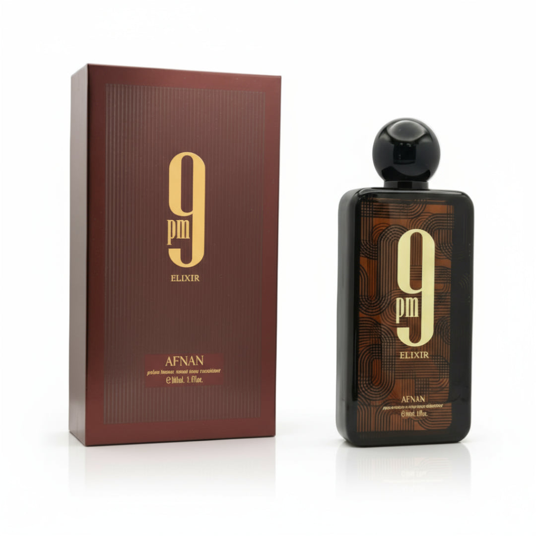 9PM Elixir Afnan perfume lelaki sweet warm vanilla long lasting Malaysia sesuai malam romantic