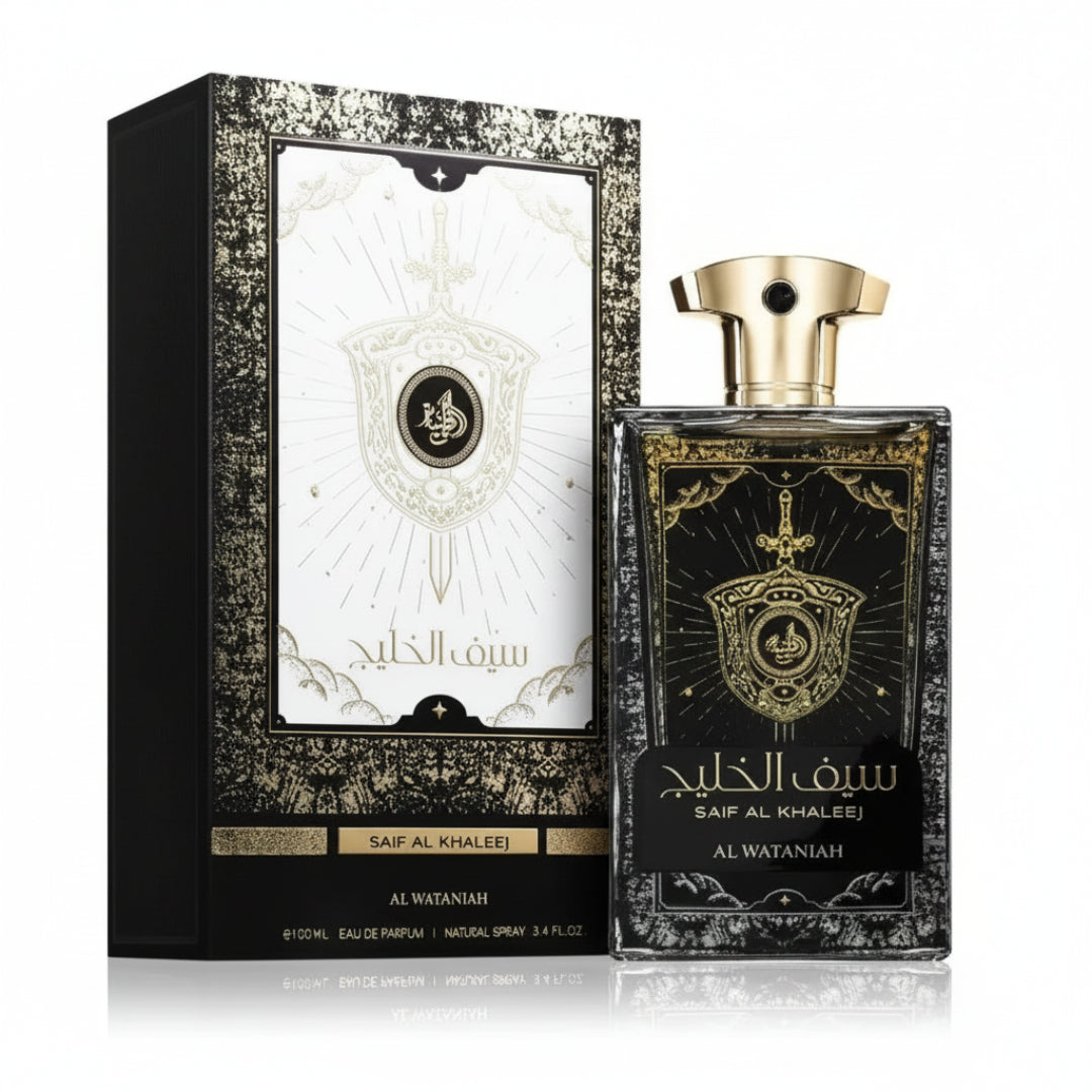 Perfume Saif al Khaleej Al Wataniah Eau De Parfum Spray 100ml Edp man Amwag