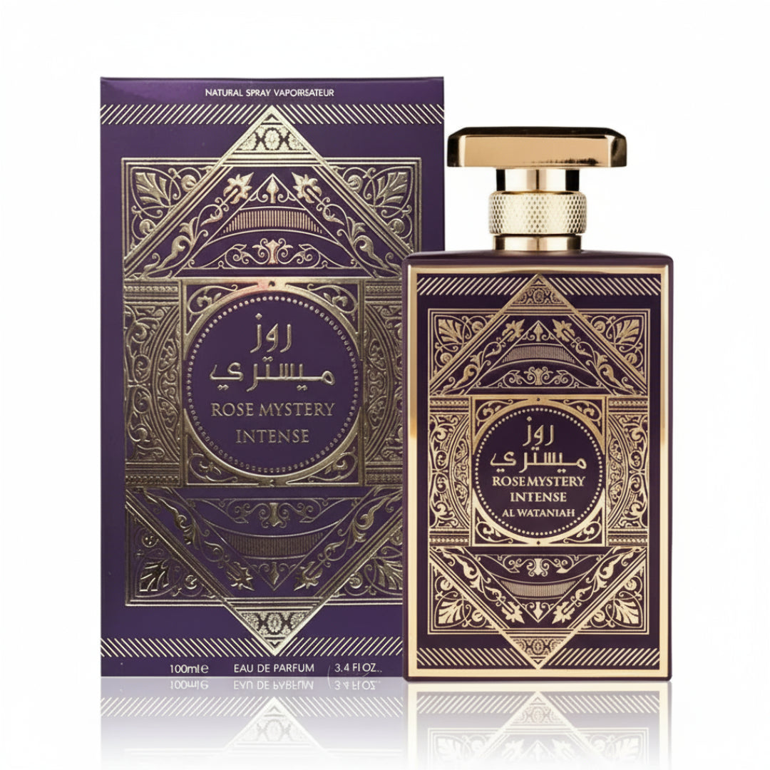 Rose Mystery Intense Perfume Al Wataniah Edp Unisex 100ML Rosy Unisex Perfume Wataniah Arab Gulf