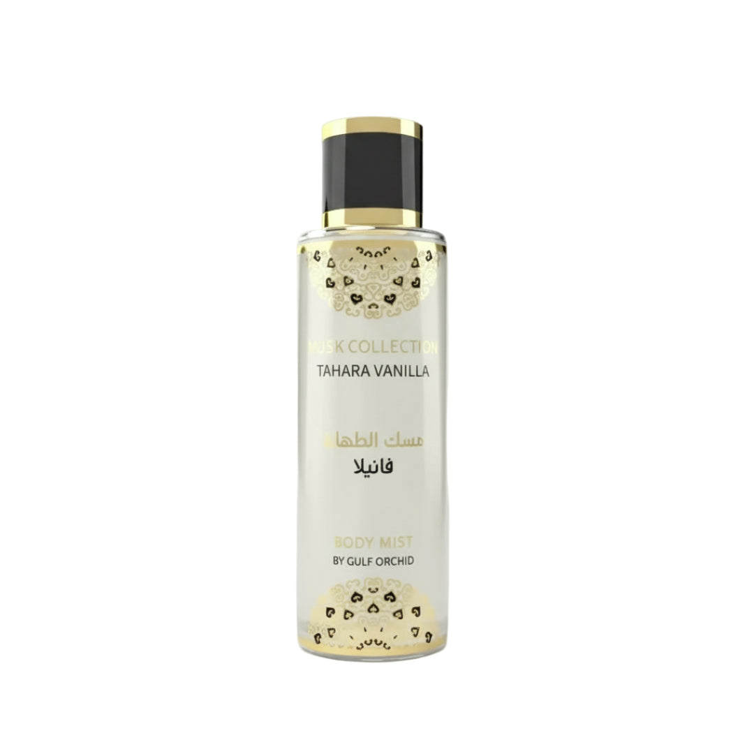 Tahara Vanilla Body Mist 250ml Musk Tahra Body Mist Woman Tahara Vanilla GULF ORCHID Tahara For Her-Mist Musk Tahar