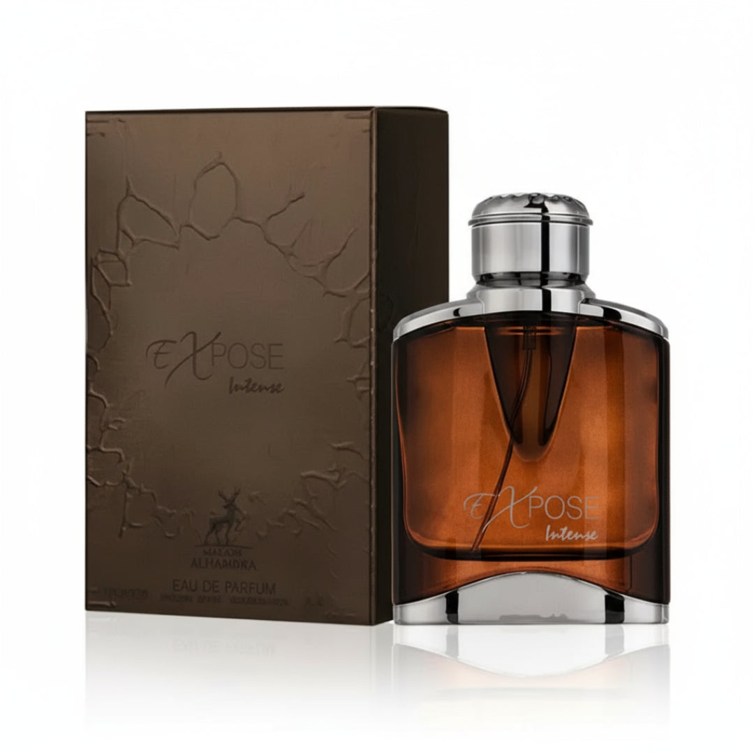 Expose Intense 100ml – Maison Alhambra Perfume for Men (Woody Spicy Amber Scent)