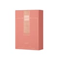 Lattafa Angham Second Song Perfume — Pink box and glass bottle with rose gold cap, featuring musical notes design.