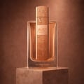 Lattafa Angham Second Song Perfume — Pink box and glass bottle with rose gold cap, featuring musical notes design.