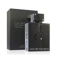 Armaf Club De Nuit Intense Man Parfum 150ml — Black perfume box and bottle with silver accents, featuring the brand name and product details | Armaf Club De Nuit Intense Man Parfum 150ml — Kotak dan botol minyak wangi hitam dengan perincian perak, memaparkan nama jenama dan butiran produk
