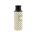 Maison Asrar Belgravia by Maison Asrar Eau de Parfum — A cream-colored perfume bottle with a black patterned design and a black textured cap, featuring a black label with white text 'BELGRAVIA ROYAL COLLECTION'.