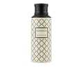 Maison Asrar Belgravia by Maison Asrar Eau de Parfum — A cream-colored perfume bottle with a black patterned design and a black textured cap, featuring a black label with white text 'BELGRAVIA ROYAL COLLECTION'.