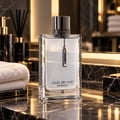 Armaf Club de Nuit Precieux II — Black textured box with silver text and a clear glass perfume bottle with a silver chain and charm.
