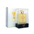 Lattafa Pride Al Areeq Gold 100ml EDP glass bottle gold cap white box WangiWorld luxury perfume bottle.
